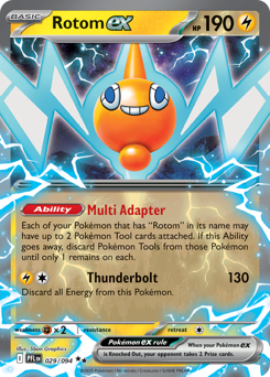 Rotom ex card art