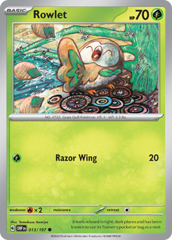 Rowlet card art