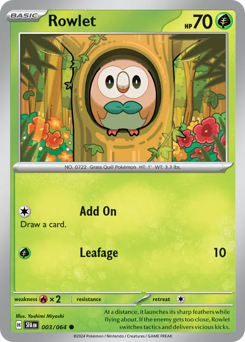 Rowlet card art