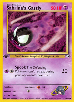 Sabrina's Gastly card art