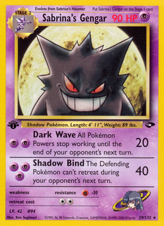 Sabrina's Gengar card art