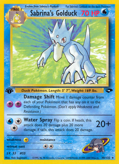 Sabrina's Golduck card art