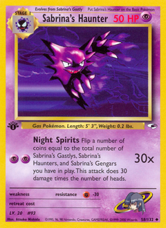 Sabrina's Haunter card art