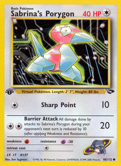 Sabrina's Porygon card art