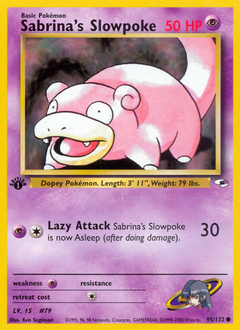 Sabrina's Slowpoke card art