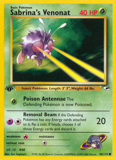 Sabrina's Venonat card art