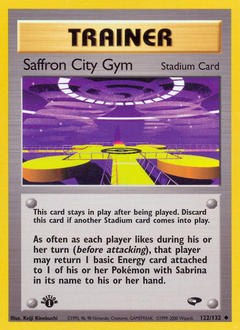 Saffron City Gym card art