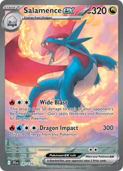 Salamence ex card art