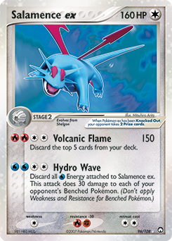Salamence ex card art