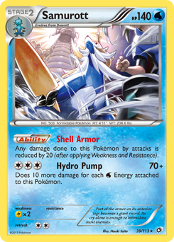 Samurott card art