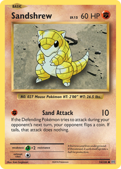 Sandshrew card art