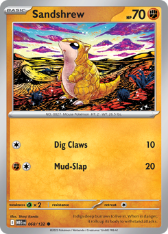 Sandshrew card art