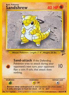 Sandshrew card art