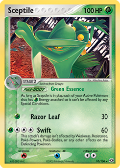 Sceptile card art