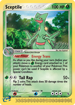 Sceptile card art