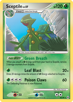 Sceptile card art