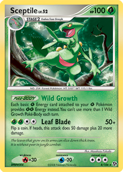 Sceptile card art