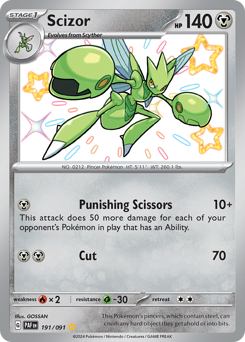 Scizor card art
