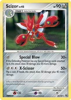 Scizor card art
