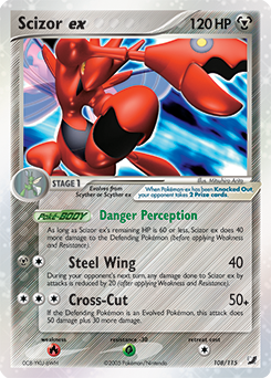 Scizor ex card art