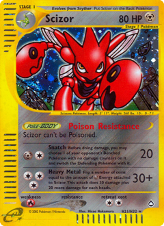 Scizor card art