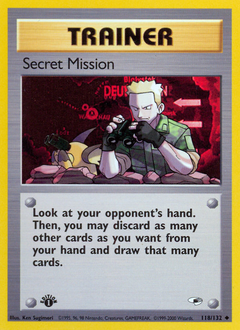 Secret Mission card art