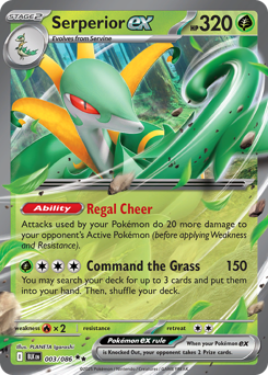 Serperior ex card art