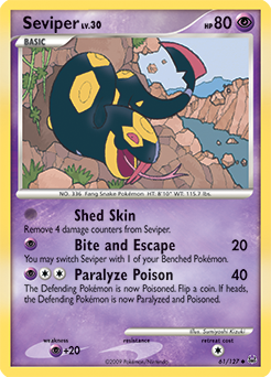 Seviper card art