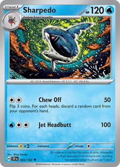 Sharpedo card art
