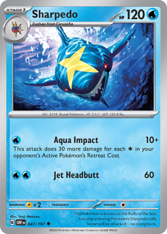Sharpedo card art