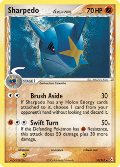 Sharpedo δ card art