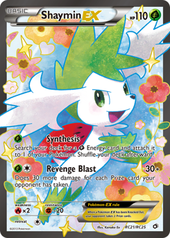 Shaymin-EX card art