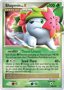 Shaymin LV.X card art