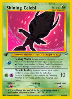 Shining Celebi card art