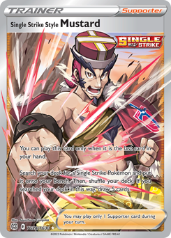 Single Strike Style Mustard card art