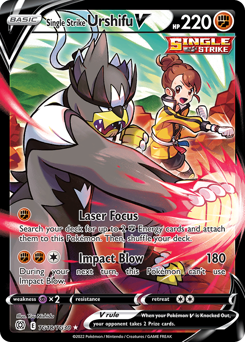 Single Strike Urshifu V card art