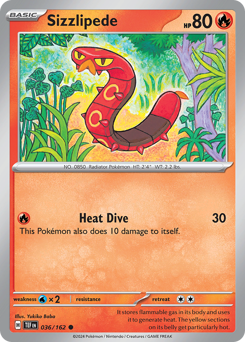 Sizzlipede card art