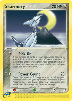 Skarmory card art