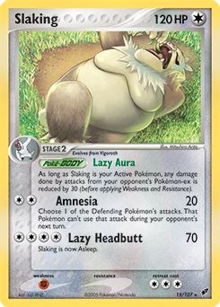 Slaking card art