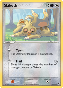 Slakoth card art