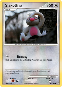 Slakoth card art