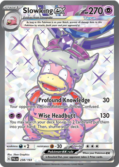 Slowking ex card art