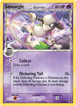 Smeargle δ card art