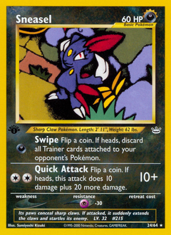 Sneasel card art