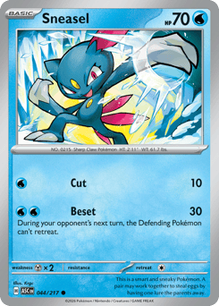 Sneasel card art
