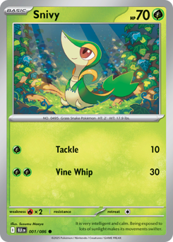 Snivy card art