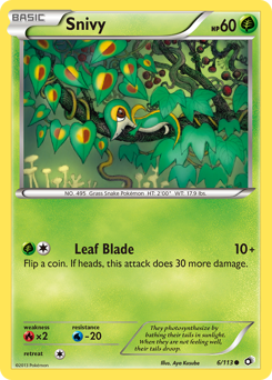 Snivy card art