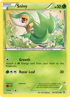 Snivy card art