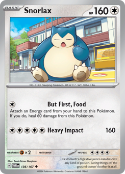 Snorlax card art