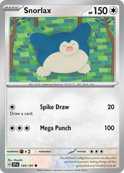 Snorlax card art